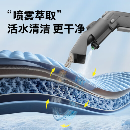 KARCHER original imported multifunctional household fabric sofa cleaning machine, spray and suction integrated cleaning machine for carpets, curtains and mattresses SE 3 COMPACT standard version + shoe washing attachment