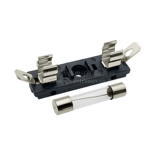 5*20/6*30MM fuse holder R3-45 fuse holder 10A250V panel mounting high temperature resistant base R3-45B fuse holder + 3A fuse