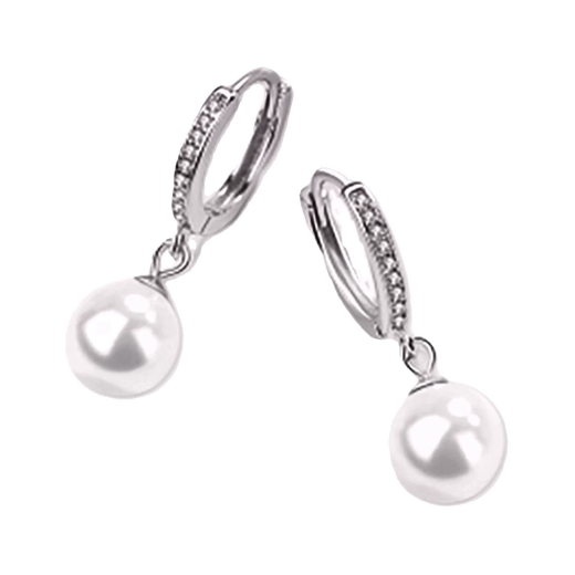 Guanpuge Fat Donglai same style pt950 platinum pearl earrings PT950 women's natural freshwater platinum earrings diamond 520 free diamond-encrusted pearl earrings
