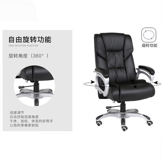 Lanran boss desk, high-end and elegant boss desk, executive desk, manager desk, light luxury office desk, chair and cabinet set, luxury lifting style-boss chair