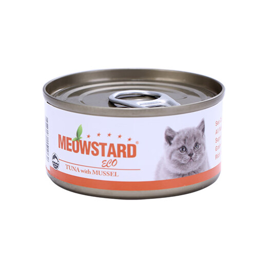 Meowda whole box special offer - Meowda Eco Thai-made tuna naked red meat cat canned food 80g*24 cans snacks group box naked tuna+baby fish 80g*24 cans 24 cans