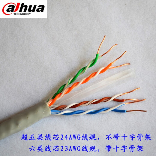 Dahua original Categoría 5e DH-PFM920I-5EU Cable de red Categoría 6 DH-PFM9201-6UN Gigabit Broadband Dahua Cable de red Categoría 6 0,53 DH-PFM19 305m