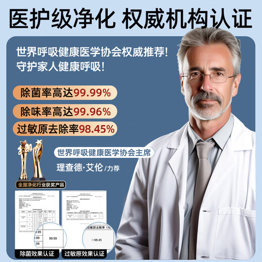 Gonghechuan air purifier formaldehyde removal desktop new house emergency move-in artifact removes smoke smell home car deodorizing bacteria and formaldehyde removal machine