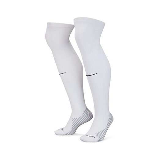 [90% new] Nike NIKE men and women football accessories one pair of DRI-FIT STRIKE socks DH6622-100 white L