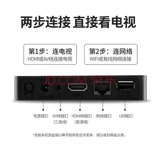 3516全网通通用电视4K网络机顶盒全网通免费机顶盒高清看电视终身Ivip 4K影音+【普通高清】4G