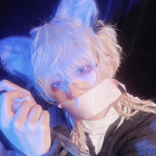 Shiyoushang Cat Ears Headwear Men's Simulated Wolf Ears Animal Ears Headband Headband Bell Cat Sexy Hair Accessories Hairpin Accessories 2 Pieces Black Bells