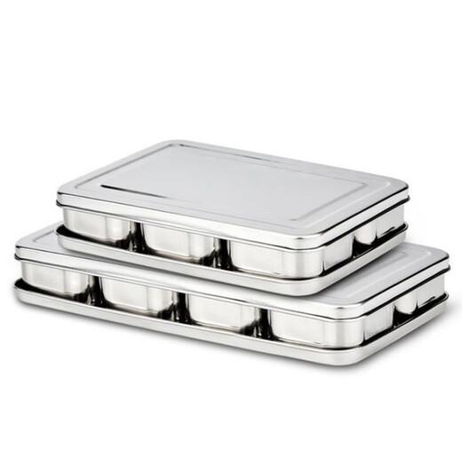 Molosun practical stainless steel seasoning box seasoning box machine-made flavor box sample box food display box seasoning stainless steel flavor box complete set six flavors free spoon