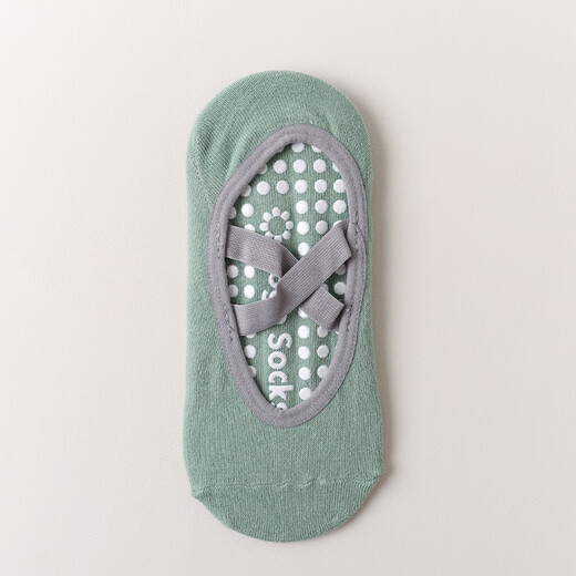 LULU CENTURY yoga socks for women, non-slip silicone indoor fitness sports socks, cross strap Pilates socks for women, pink, one size fits all, sock soles - silicone non-slip