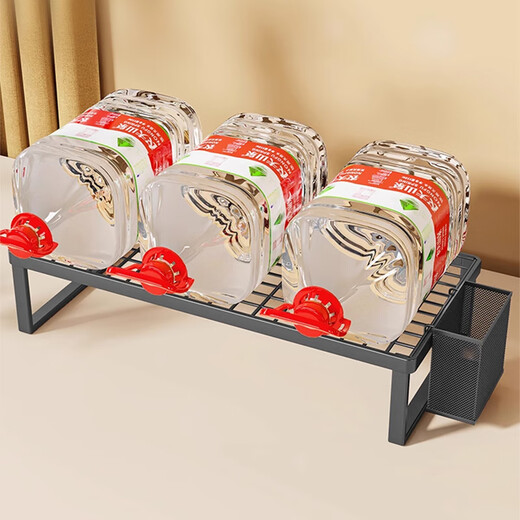 Wooden grid computer stand laptop support rack barbecue grill home desktop monitor cooling rack desktop elevated rack bracket black large (standard style)