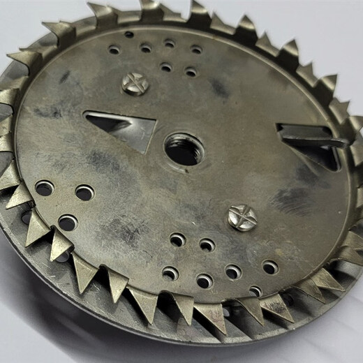 YWZR kitchen waste disposer special 409 stainless steel cutterhead hardware accessories non-standard parts hardware stamping grinding disc K6 grinding cutter disc