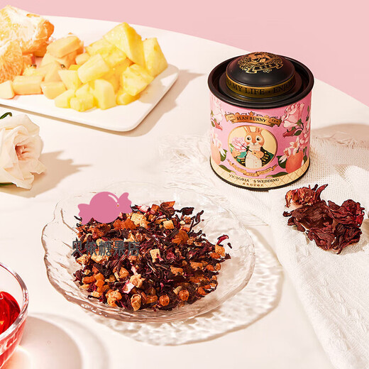 Blan Bunny Blan Bunny's Tea Victoria Wedding Flower and Fruit Tea Girly Tea Drink Fruit Tea Flower Tea 1 can