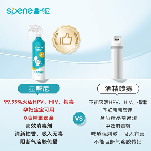Xingbangni HPV toilet special disinfectant spray seat washer public restroom toilet sterilizer