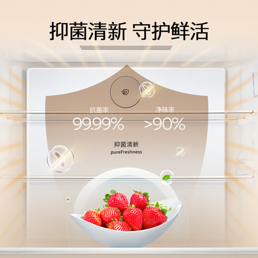 SIEMENS Unbounded Cross 500-liter ultra-thin micro flat-embedded cross-door refrigerator double door four-door ultra-thin embedded national subsidy first-level energy efficiency Jingyao KC88CE163C