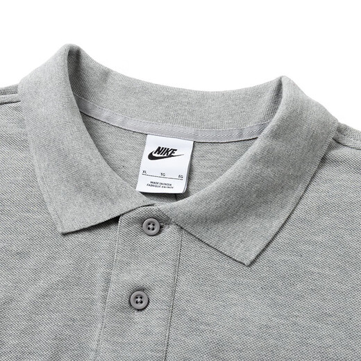 Nike (Nike) Herrenkleidung 2025 Sommer New Sportswear Running Fitness Training Anzug komfortable atmungsaktive Polo Kurzärärmelte Fashion T-Shirt FN3895-063 L