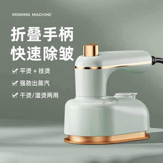 Fat Donglai Handheld Garment Ironing Mechanical and Electric Iron Mini Business Travel Portable Direct Plug Electric Small Beige-Flat Garment Ironing Dual-Purpose National Standard