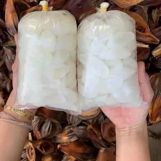 Authentic specialty water coconut pulp Yadazi sea coconut eating and broadcasting the same style Dua nuoc tuoi non 500g 500g