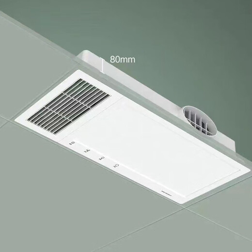 AUPU 2025 neue feste Lampe Warmluftheizung C6210 Doppelmotor integrierte Decken-WC-Badezimmerheizung F05_Integrierte Decke 30_60