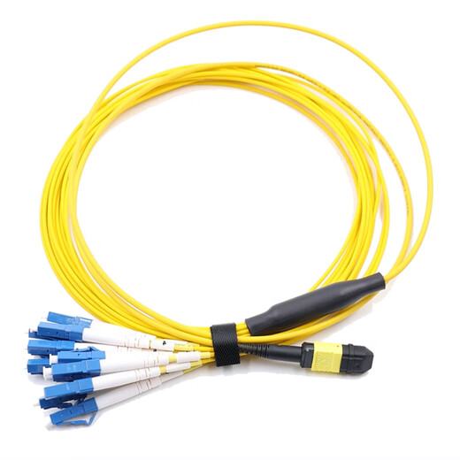 VCHUNG 12-core MPO optical fiber cable male APC-LC/UPC single-mode low loss 1.5 meters 21510LMU