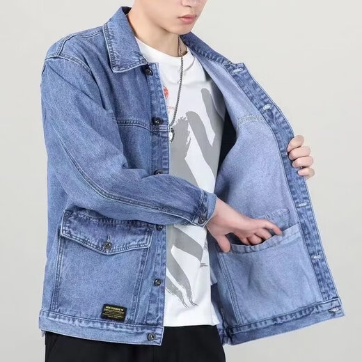 Pang Donglai DL [Recomendado por la madre central] Menora de trabajo de protección del trabajo de los hombres Ropa de trabajo para el trabajo de construcción Trabajo de construcción Spring y otoño Summer Wear Rese Wear ReseSistant Chaqueta Y848 Gray XL 120-135Jin [Jin equivale a 0.5 kg]