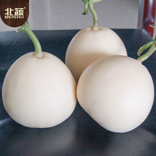 Beishu melon seed seedlings, thin-skinned, super sweet and crispy, rock sugar texture, four-season fruit seeds, white-skinned cantaloupe seeds, about 100 pieces