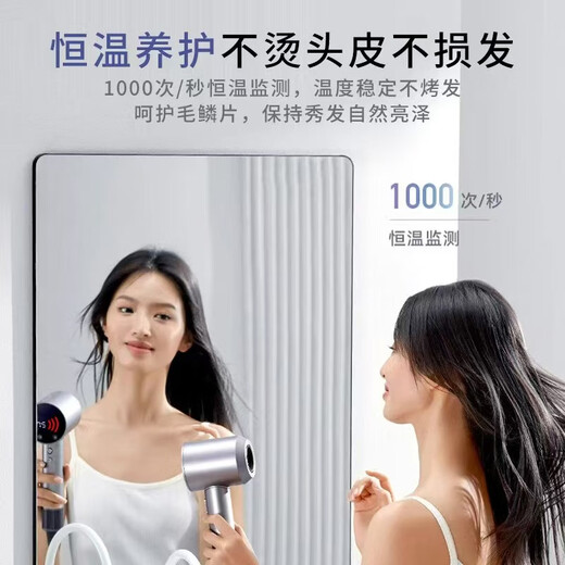 ACERBIS hair dryer, home silent negative ion high-power hair dryer, high-speed hair dryer, hair care hair dryer, negative ion constant temperature hair dryer, quick-drying, portable for campus business trips, cream white, newly upgraded, billion-level negative ions, 1.8-meter wire gift box