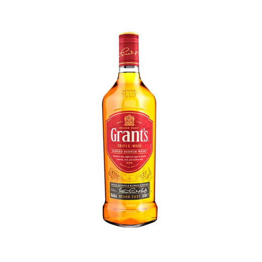 Grant's Three Barrel Aged Scotland Blended Whisky Botella original Licores importados Licores extranjeros Grant's Three Barrel Whisky 700ml - Botella desnuda