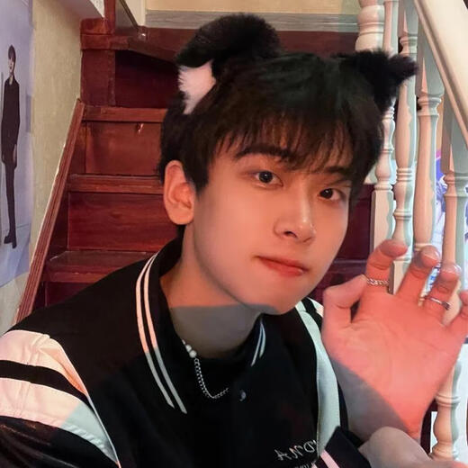 Shiyoushang Cat Ears Headwear Men's Simulated Wolf Ears Animal Ears Headband Headband Bell Cat Sexy Hair Accessories Hairpin Accessories 2 Pieces Black Bells