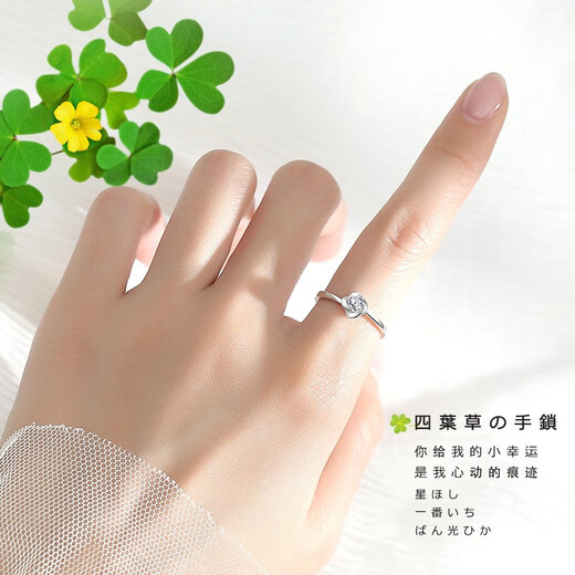 Centennial-old Feixiang platinum diamond ring women's platinum diamond engagement ring 520 Valentine's Day gift for girlfriend divided days