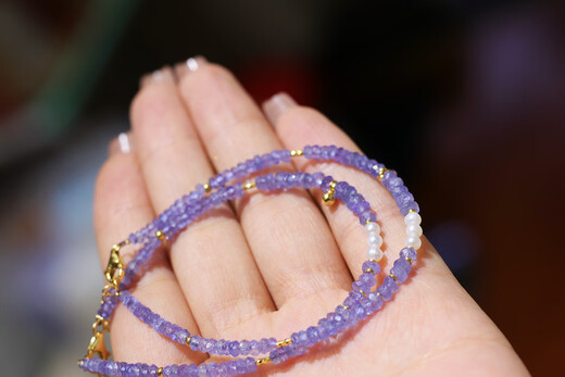 Chihuan Natural Tanzanite Bracelet 925 Silver Pearl Blue Sapphire Crystal Bracelet Women's Light Luxury Original Jewelry Gift One Bracelet