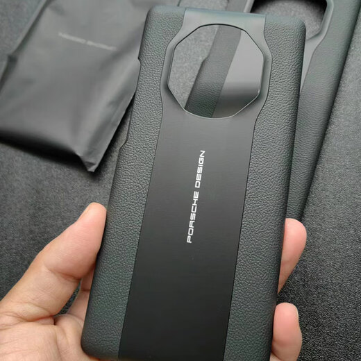 Huawei (HUAWEI) mate40rs Porsche mobile phone case flip cover genuine leather all-inclusive original factory same style back case 40RS Collector's Edition leather case anti-fall new men's and women's fashion business protective case flip model - black Huawei Mate 40 RS Porsche Design
