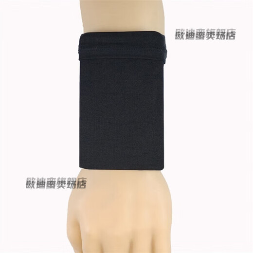 Mobile phone carry-on, mobile phone wrist bag, running mobile phone arm bag, sports wrist bag, outdoor cycling mobile phone bag, black wrist bag, M size
