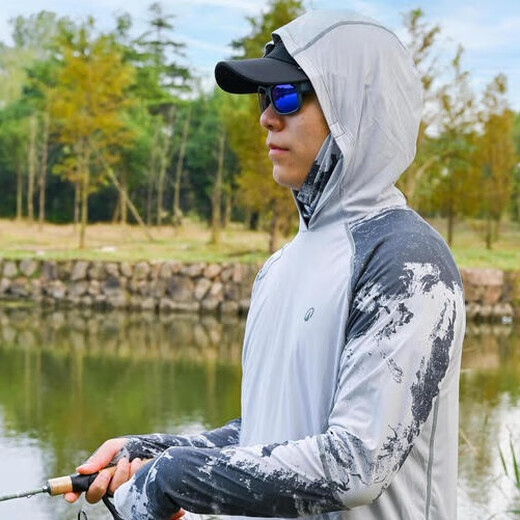 Decathlon fishing sweatshirt sports hooded sun protection T-shirt-5425735