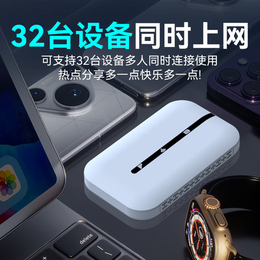Feiyang portable wifi6 mobile wireless mobile wifl network 2025 new 4g three-network unlimited pure traffic card-free unlimited speed portable router universal all Netcom Supreme Edition-free experience traffic