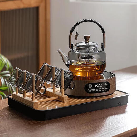 Mingguang 2025 new tea kettle electric ceramic stove tea set small kettle tea stove health pot tea set