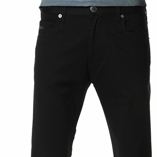 ARMANI/阿玛尼 EA 男士鹰标修身长裤休闲裤 EM001370 AF14123 黑色 UC001 29