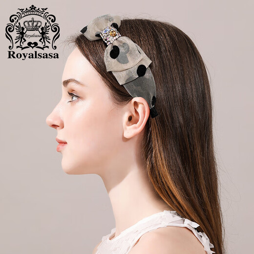 Royal sasa royal sasa hair accessories headband hair hoop women's pressed hairpin butterfly hairband coiled wide-brimmed headband hairpin head flower
