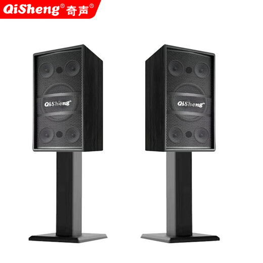 Qisheng family ktv audio combination set theater karaoke machine professional karaoke speaker singing complete equipment home stage conference living room TV karaoke all-in-one jukebox professional ten-inch vertical box vertical 3D surround 12-piece set + 12-inch cannon