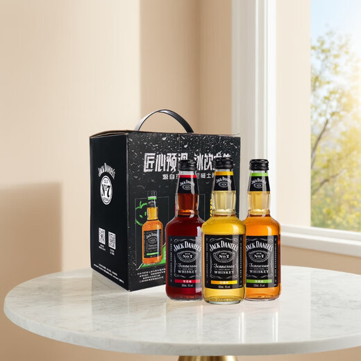 Jack Daniels gift box Coke + lemon + apple flavor 330ml*6 bottles whiskey pre-mixed wine
