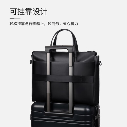 POLO briefcase men's business handbag men's 16-inch computer bag men's conference briefcase business trip shoulder bag men
