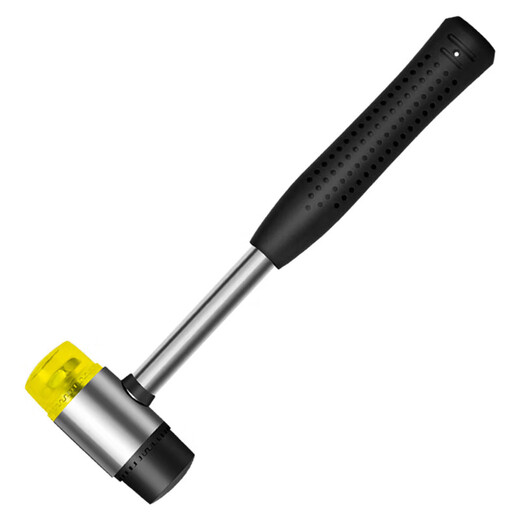 Rubber hammer for floor tiles, special small hammer, woodworking tile hammer, solid hammer, dyeing rubber hammer, hammer head, plastic handle integrated 40mm rubber hammer