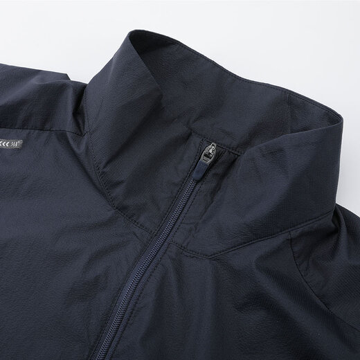 361 U release sun protection clothing for men 2025 spring waterproof and anti-UV thin running and fishing sports jacket dark ink blue S