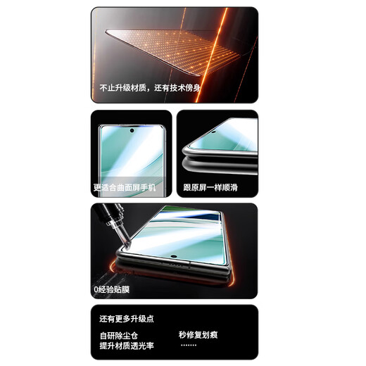 Smorss【2片冰瓷膜丨顶配除尘仓】适用华为mateX5/X3手机膜全胶典藏版水凝膜非钢化膜软膜全屏顺滑抗指纹