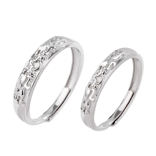 Guanpuge Fat Donglai same style pt950 platinum couple ring PT950 Pixiu ring trendy personality open platinum index finger turn platinum Pixiu men's ring (live mouth adjustable)