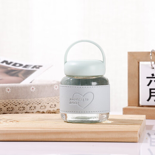 Mini cute fat cup office simple water cup for boys and girls summer high-looking portable cup pink 280ml 1 piece