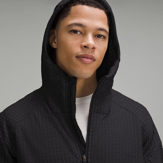 Lululemon丨Water-Repellent Men's Hiking Mesh Brushed Jacket LM4AQ0S Black/Graphite Gray M