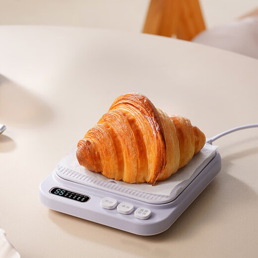 Bear thermos coaster electric coaster heating coaster constant temperature heater warm milk heater office tea seat multi-container compatible with multi-level temperature adjustment autumn and winter health gifts DRBD-P40T1 gift box filter glass 0.4L