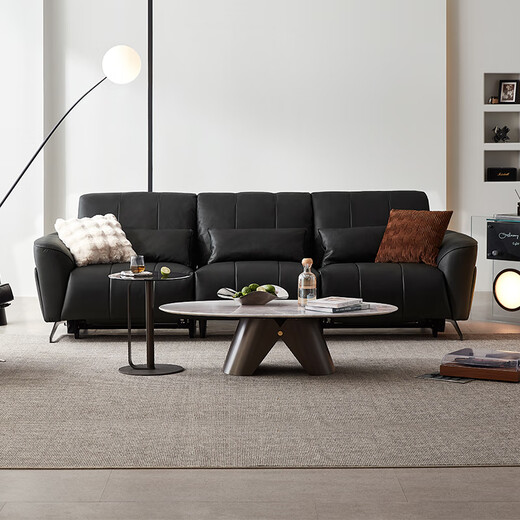 
Gu Jia Home Furnishing (KUKA) [Zhihui Series] Electric Functional Leather Sofa Living Room 6223C [Yanyun Mi] Four-person Double Electric