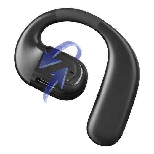 MHNK Voice of Berlin 2025 new wireless Bluetooth headset single ear, suitable for both left and right ears, no in-ear bone conduction concept, over-ear hook-up for take-out driving, super long battery life, super clear calls, Xingyao Black, super long battery life 28h + left and right universal use, free freight insurance + 1 year, only replacement, no repair