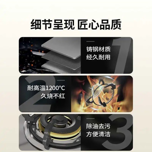 Bangdao gas stove bracket gas stove stove stove base bracket non-slip embedded accessories liquefied gas universal five-claw style 195mm non-slip and rust-resistant high temperature resistance