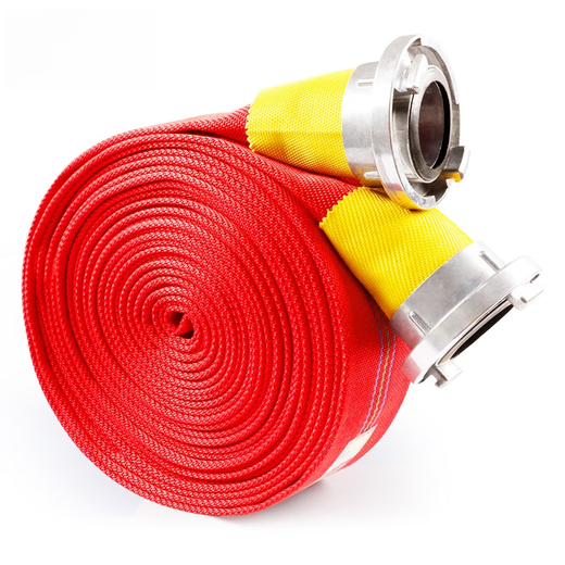 Fire hose 13-65-20/25 red polyurethane rubber lined high pressure wear-resistant thickened 2.5/3 inch water pipe DN50 16-65-20 red hose separate hose